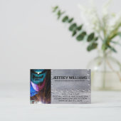 Carte De Visite Soudage des ouvriers métalliques | Rivets métalliq (Debout devant)