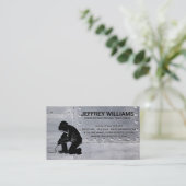 Carte De Visite Soudage des ouvriers métalliques | Rivets métalliq (Debout devant)