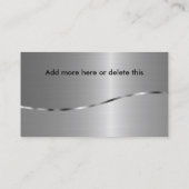 Carte De Visite Soudage Entreprise Double Côté (Dos)