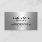 Carte De Visite Soudage et fabrication de métaux professionnels (Dos)