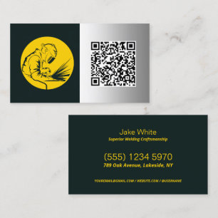 Carte De Visite ⚙️ soudage QR personnalisé