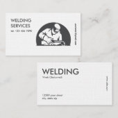 Carte De Visite Soudage simple (Devant / Derrière)