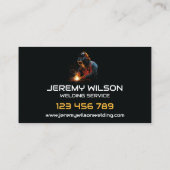 Carte De Visite Souder Soudure métallique Fabrication de service d (Dos)