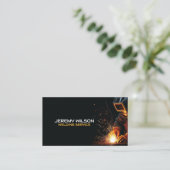 Carte De Visite Souder Soudure métallique Fabrication de service d (Debout devant)