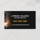 Carte De Visite Souder Soudure métallique Fabrication de service d (Dos)