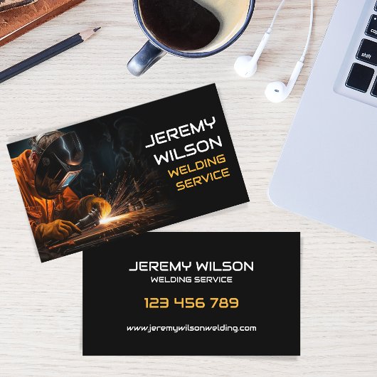 Carte De Visite Souder Soudure métallique Fabrication de service d