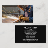 Carte de visite soudeur (Devant / Derrière)