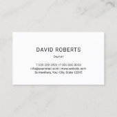 Carte De Visite Soudeur de service de soudure et de fabrication pr (Dos)