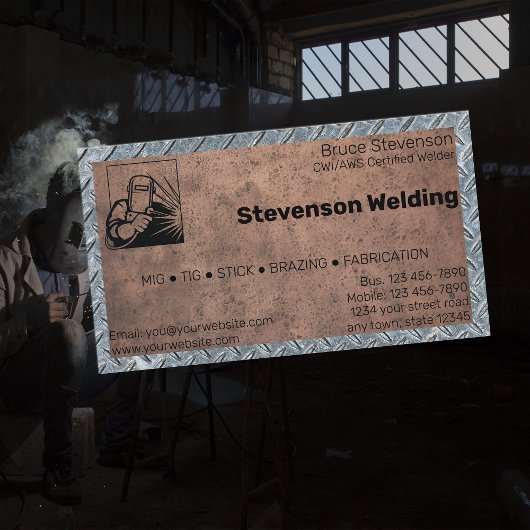 Carte De Visite Soudeur professionnel