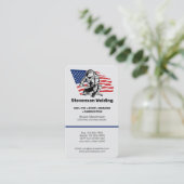 Carte De Visite Soudeur professionnel (Debout devant)