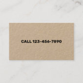 Carte De Visite Soudeur professionnel (Dos)