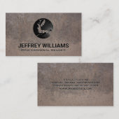 Carte De Visite Soudeur | Vieux métal rouillé (Devant / Derrière)