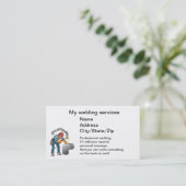 Carte De Visite soudeuse (Debout devant)