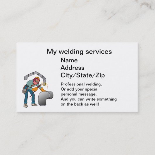 Carte De Visite soudeuse (Devant)