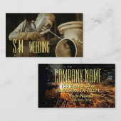 Carte De Visite Soudure de monogramme (Devant / Derrière)