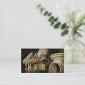 Carte De Visite Soudure de monogramme (Debout devant)