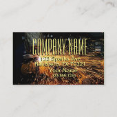 Carte De Visite Soudure de monogramme (Dos)