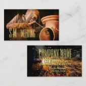 Carte De Visite Soudure de monogramme (Devant / Derrière)