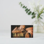 Carte De Visite Soudure de monogramme (Debout devant)