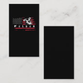 Carte De Visite Soudure de travail du drapeau américain (Devant / Derrière)