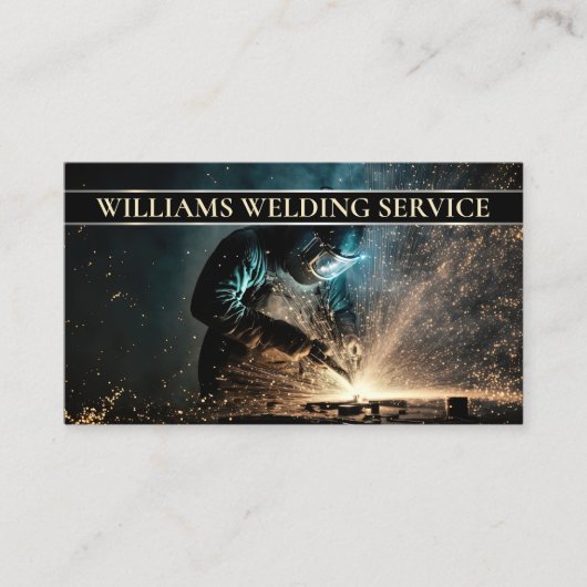 Carte De Visite Soudure Fabrication de métal (Devant)