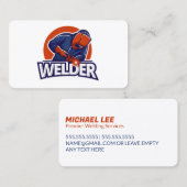 Carte De Visite Soudure métallique soudeuse (Devant / Derrière)