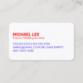 Carte De Visite Soudure mobile Souder (Dos)