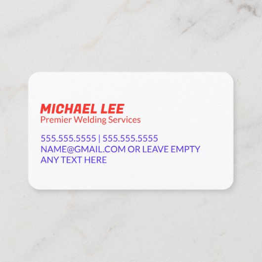 Carte De Visite Soudure mobile Souder (Dos)