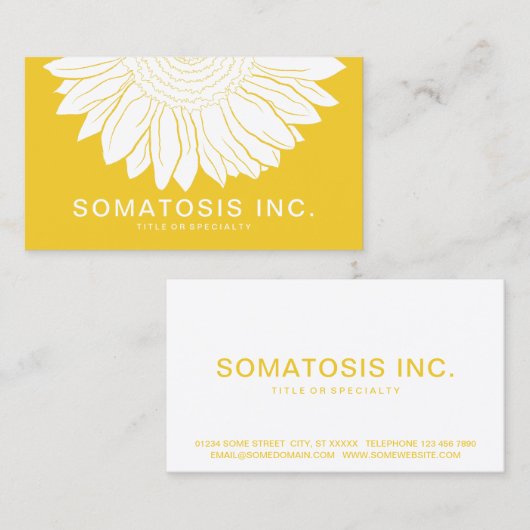 CARTE DE VISITE SOUFFLE (Devant / Derrière)