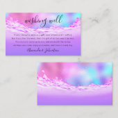 Carte De Visite Souhaitez Bien Pour L'Argent Cadeau Dollar Mariage (Devant / Derrière)