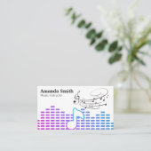 Carte De Visite Sound Equalizer | Music Instructor (Debout devant)