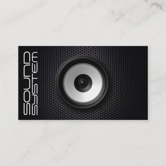 Carte De Visite Sound service company (Devant)