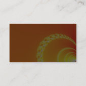 Carte De Visite Sound Waves Fractal Art (Dos)