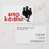 Carte De Visite soupe-cuisine :nouilles ninja (Devant / Derrière)