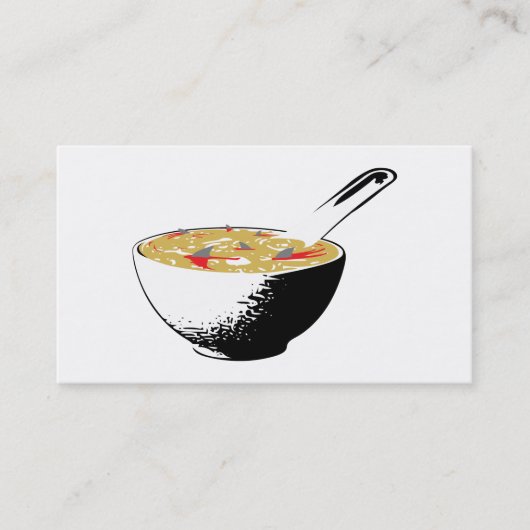 Carte De Visite soupe d'ailerons de requin (Devant)