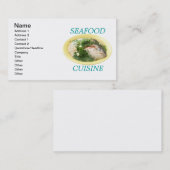 Carte De Visite Soupe de poisson (Devant / Derrière)
