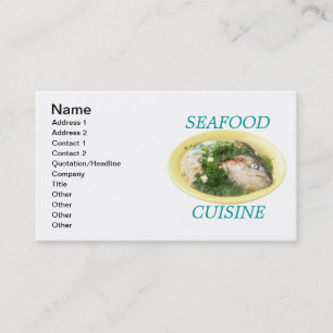 Carte De Visite Soupe de poisson