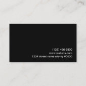 Carte De Visite Sourcils & Cils Microblading, Extensions de Cils (Dos)