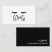 Carte De Visite Sourcils & Cils Microblading, Extensions de Cils (Devant / Derrière)