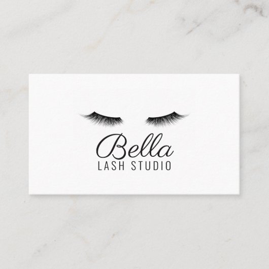 Carte De Visite Sourcils & Cils Microblading, Extensions de Cils (Devant)