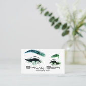 Carte De Visite Sourcils & Cils Microblading, Extensions de Cils (Debout devant)