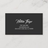 Carte De Visite Sourcils & Cils Microblading, Extensions de Cils (Dos)