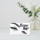 Carte De Visite Sourcils & Cils Microblading, Extensions de Cils (Debout devant)