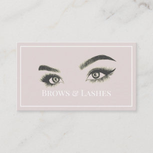 Carte De Visite Sourcils et cils Microblading, Extensions de cils