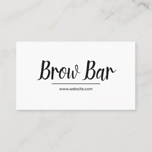 Carte De Visite Sourcils et cils Microblading, Extensions de cils  (Devant)