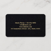 Carte De Visite Sourcils et Extension de Cils (Dos)