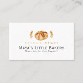 Carte De Visite Sourdough Bread Wheat Bakery Loyalty (Devant)