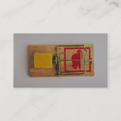 Carte De Visite Souricière à  clapet (Dos)