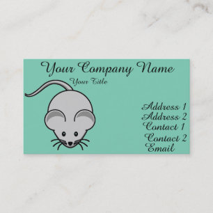 Carte De Visite Souris adorable