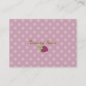 Carte De Visite Souris et Cupcake (Dos)